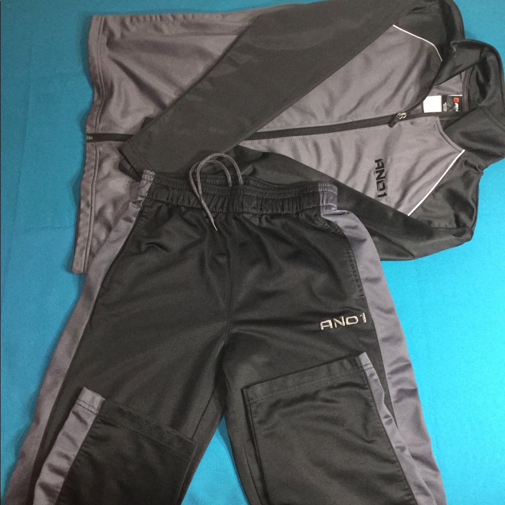 And 1 Men’s 2 piece Track suit Size Small Black